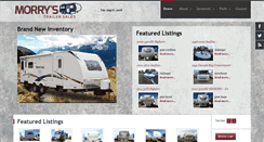 Desktop Screenshot of morrystrailersales.com
